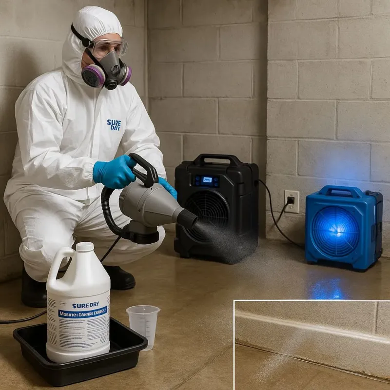 Sanitization and Odor Removal process in East Hampton, CT