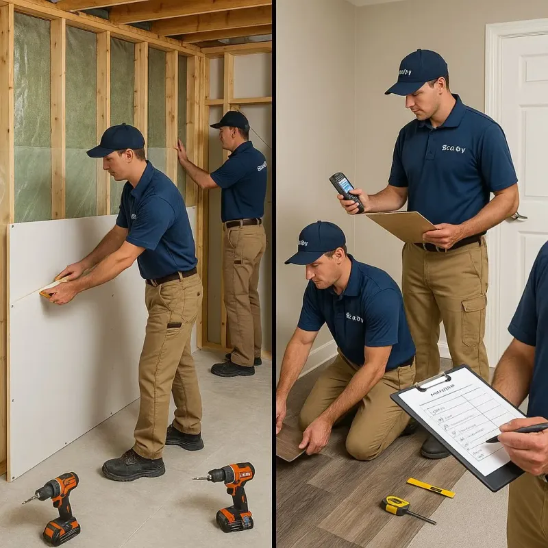 Repairs and Reconstruction process in East Hampton, CT